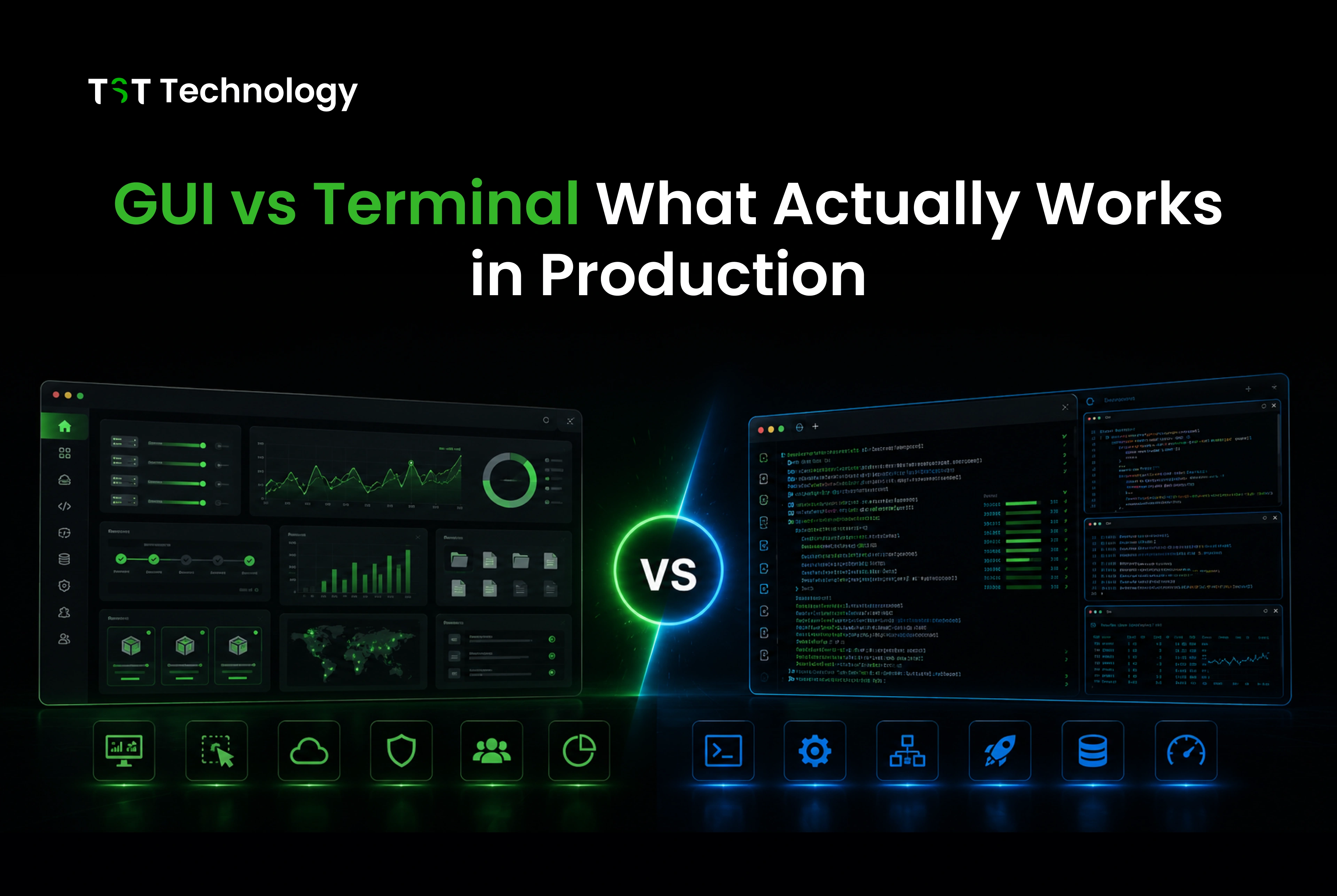 GUI versus CLI comparison for Mac SSH clients — when the terminal wins and when a graphical interface saves time