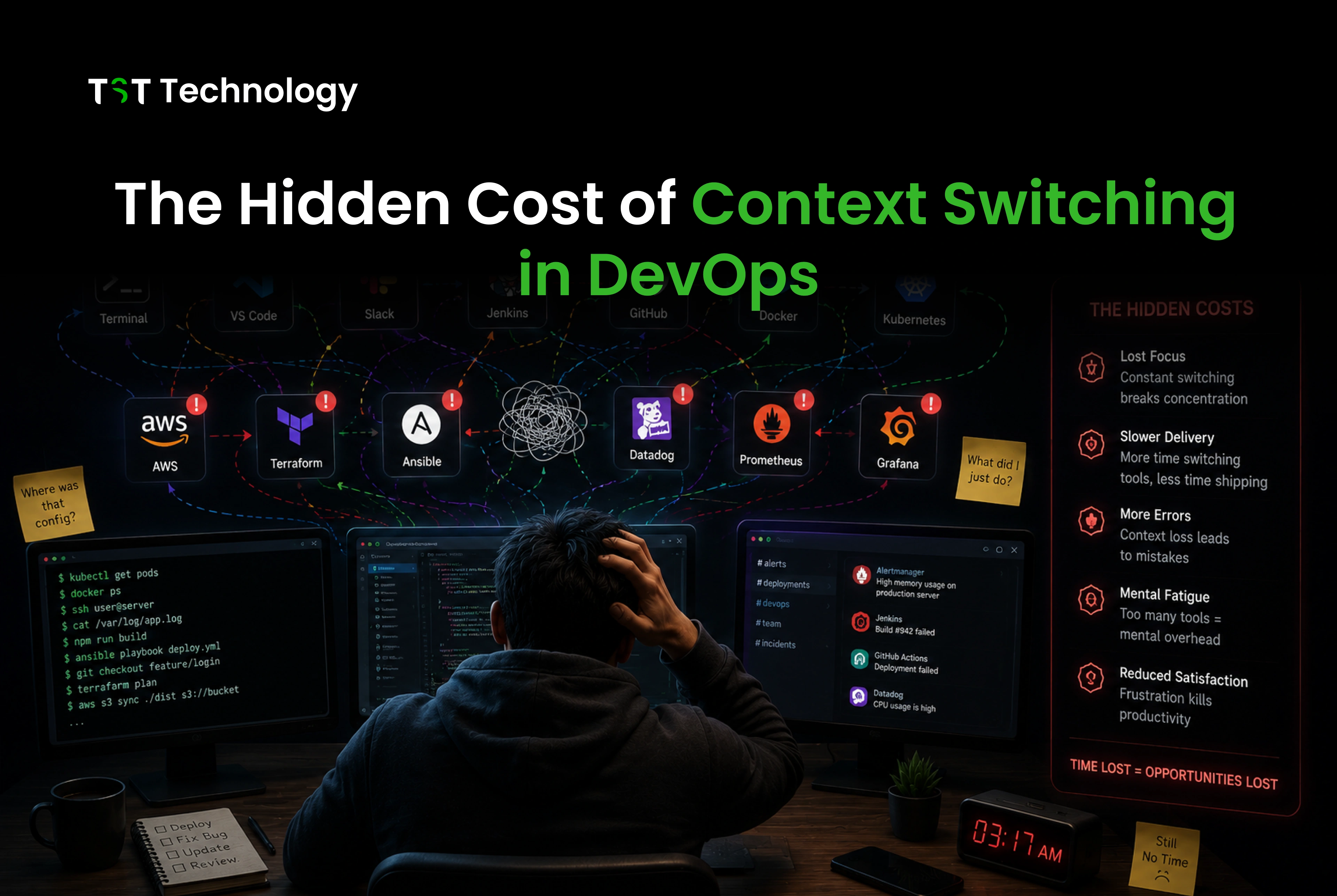 Hidden productivity cost of switching between Terminal, FTP client, and server monitoring tools on Mac
