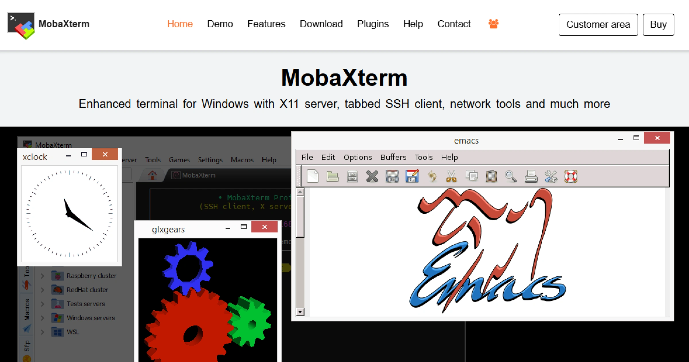 MobaXterm PuTTY alternative for Windows - free portable SSH client with tabbed sessions, built-in SFTP browser, and embedded X11 server for graphical remote apps