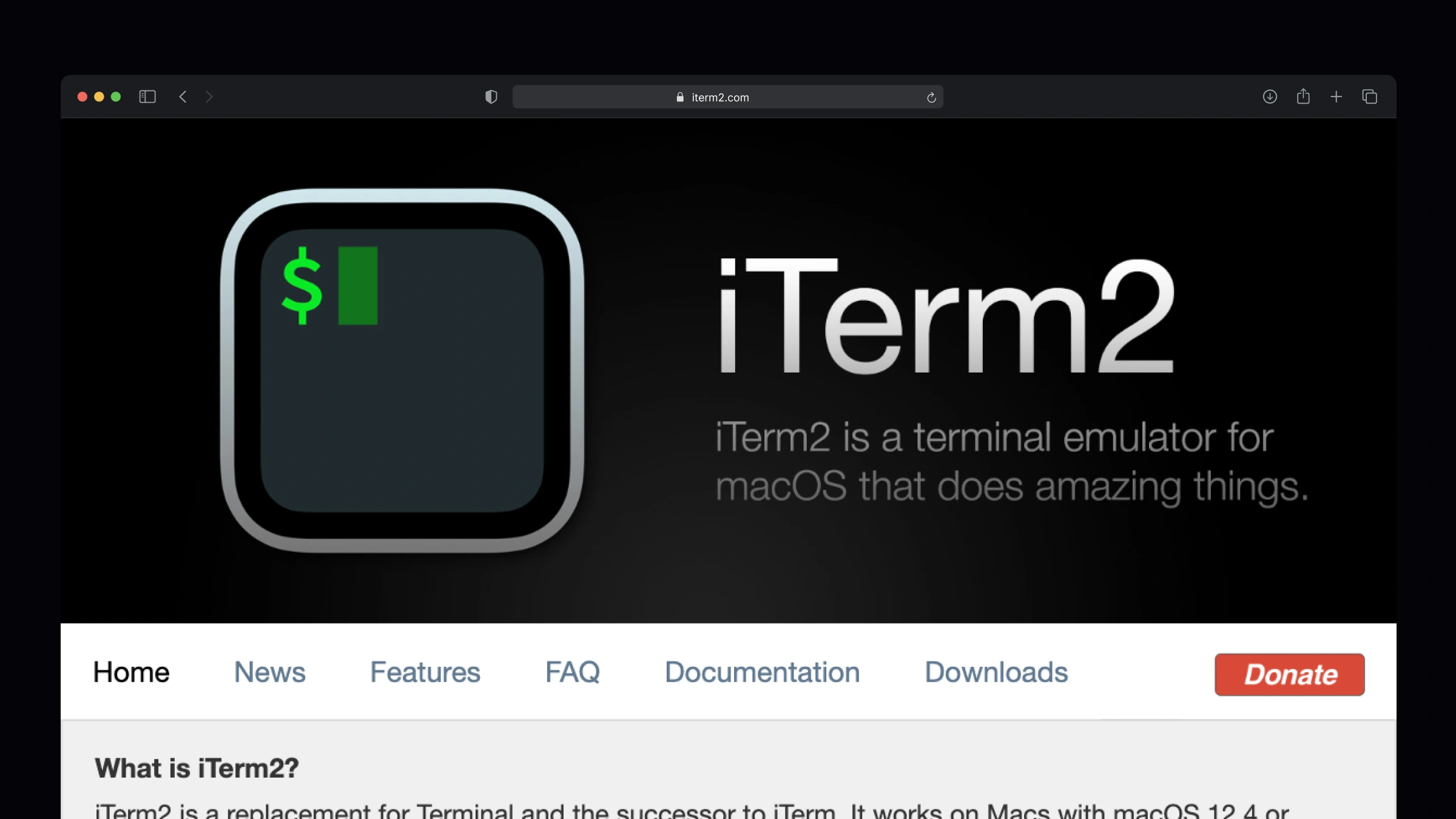 iTerm2 free open-source Mac terminal with split panes, hotkey window, and tmux integration - a free SecureCRT alternative for macOS power users